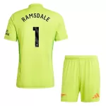 Arsenal Ramsdale 1 Keeper Hjemmedrakt Barn 2024/2025 - med Bukse