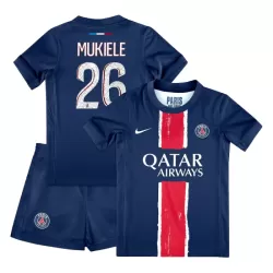 Paris Saint-Germain Nordi Mukiele 26 Hjemmedrakt Barn 2024/2025 - med Bukse Paris Saint-Germain Nordi Mukiele 26 Hjemmedrakt Barn 2024/2025 - med Bukse