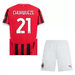 AC Milan Chukwueze 21 Hjemmedrakt Barn 2024/2025 - med Bukse AC Milan Chukwueze 21 Hjemmedrakt Barn 2024/2025 - med Bukse