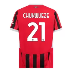 AC Milan Chukwueze 21 Hjemmedrakt Herre 2024/2025 AC Milan Chukwueze 21 Hjemmedrakt Herre 2024/2025