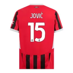 AC Milan Jovic 15 Hjemmedrakt Herre 2024/2025 AC Milan Jovic 15 Hjemmedrakt Herre 2024/2025