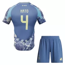 Ajax Amsterdam Jorrel Hato 4 Bortedrakt Barn 2024/2025 - med Bukse Ajax Amsterdam Jorrel Hato 4 Bortedrakt Barn 2024/2025 - med Bukse