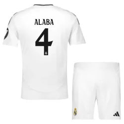 Real Madrid Alaba 4 Hjemmedrakt Barn 2024/2025 - med Bukse Real Madrid Alaba 4 Hjemmedrakt Barn 2024/2025 - med Bukse