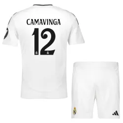 Real Madrid Camavinga 12 Hjemmedrakt Barn 2024/2025 - med Bukse Real Madrid Camavinga 12 Hjemmedrakt Barn 2024/2025 - med Bukse