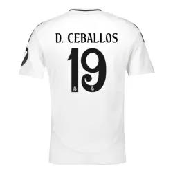 Real Madrid D. Ceballos 19 Hjemmedrakt Herre 2024/2025 Real Madrid D. Ceballos 19 Hjemmedrakt Herre 2024/2025