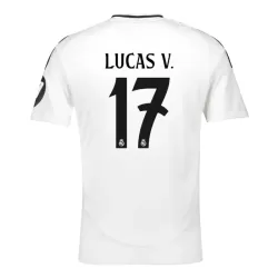 Real Madrid Lucas V. 17 Hjemmedrakt Herre 2024/2025 Real Madrid Lucas V. 17 Hjemmedrakt Herre 2024/2025