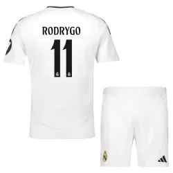Real Madrid Rodrygo 11 Hjemmedrakt Barn 2024/2025 - med Bukse Real Madrid Rodrygo 11 Hjemmedrakt Barn 2024/2025 - med Bukse