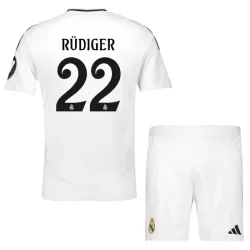 Real Madrid Rudiger 22 Hjemmedrakt Barn 2024/2025 - med Bukse Real Madrid Rudiger 22 Hjemmedrakt Barn 2024/2025 - med Bukse