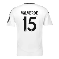 Real Madrid Valverde 15 Hjemmedrakt Herre 2024/2025 Real Madrid Valverde 15 Hjemmedrakt Herre 2024/2025