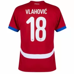 Serbia Vlahovic 18 Hjemmedrakt Herre EM 2024 Serbia Vlahovic 18 Hjemmedrakt Herre EM 2024