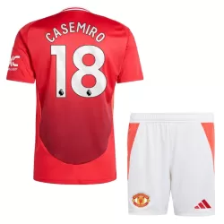 Manchester United Casemiro 18 Hjemmedrakt Barn 2024/2025 - med Bukse Manchester United Casemiro 18 Hjemmedrakt Barn 2024/2025 - med Bukse