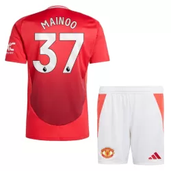 Manchester United Mainoo 37 Hjemmedrakt Barn 2024/2025 - med Bukse Manchester United Mainoo 37 Hjemmedrakt Barn 2024/2025 - med Bukse