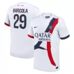Paris Saint-Germain Bradley Barcola 29 Bortedrakt Herre 2024/2025