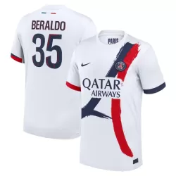 Paris Saint-Germain Lucas Beraldo 35 Bortedrakt Herre 2024/2025 Paris Saint-Germain Lucas Beraldo 35 Bortedrakt Herre 2024/2025