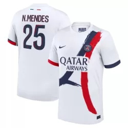 Paris Saint-Germain Nuno Mendes 25 Bortedrakt Herre 2024/2025 Paris Saint-Germain Nuno Mendes 25 Bortedrakt Herre 2024/2025