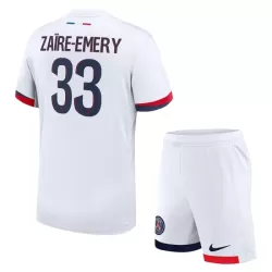 Paris Saint-Germain Zaire Emery 33 Bortedrakt Barn 2024/2025 - med Bukse Paris Saint-Germain Zaire Emery 33 Bortedrakt Barn 2024/2025 - med Bukse