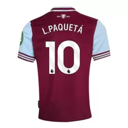West Ham United L. Paqueta 10 Hjemmedrakt Herre 2024/2025 West Ham United L. Paqueta 10 Hjemmedrakt Herre 2024/2025