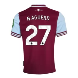 West Ham United N. Aguerd 27 Hjemmedrakt Herre 2024/2025 West Ham United N. Aguerd 27 Hjemmedrakt Herre 2024/2025