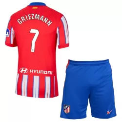 Atlético Madrid Griezmann 7 Hjemmedrakt Barn 2024/2025 - med Bukse Atlético Madrid Griezmann 7 Hjemmedrakt Barn 2024/2025 - med Bukse
