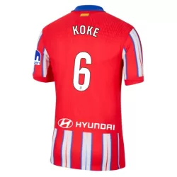 Atlético Madrid Koke 6 Hjemmedrakt Herre 2024/2025 Atlético Madrid Koke 6 Hjemmedrakt Herre 2024/2025