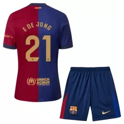 FC Barcelona Frenkie de Jong 21 Hjemmedrakt Barn 2024/2025 - med Bukse FC Barcelona Frenkie de Jong 21 Hjemmedrakt Barn 2024/2025 - med Bukse
