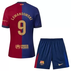 FC Barcelona Lewandowski 9 Hjemmedrakt Barn 2024/2025 - med Bukse FC Barcelona Lewandowski 9 Hjemmedrakt Barn 2024/2025 - med Bukse