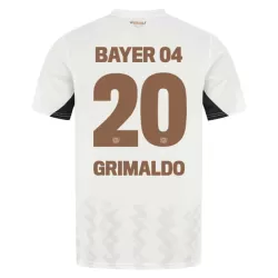 Bayer Leverkusen Alejandro Grimaldo 20 Bortedrakt Herre 2024/2025 Bayer Leverkusen Alejandro Grimaldo 20 Bortedrakt Herre 2024/2025
