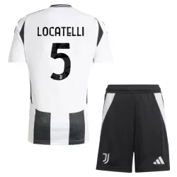 Juventus Locatelli 5 Hjemmedrakt Barn 2024/2025 - med Bukse Juventus Locatelli 5 Hjemmedrakt Barn 2024/2025 - med Bukse