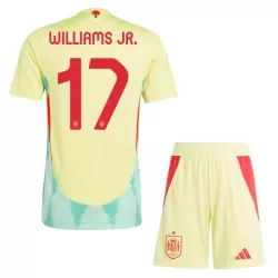 Spania Williams JR 17 Bortedrakt Barn EM 2024 - med Bukse Spania Williams JR 17 Bortedrakt Barn EM 2024 - med Bukse