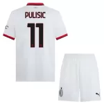 AC Milan Pulisic 11 Bortedrakt Barn 2024/2025 - med Bukse