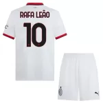 AC Milan Rafael Leao 10 Bortedrakt Barn 2024/2025 - med Bukse