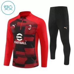 AC Milan Kvart-Zip Trenings Collegegenser Barn 2024/2025 Rød AC Milan Kvart-Zip Trenings Collegegenser Barn 2024/2025 Rød