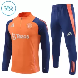 Manchester United Kvart-Zip Trenings Collegegenser Barn 2024/2025 Oransje Manchester United Kvart-Zip Trenings Collegegenser Barn 2024/2025 Oransje