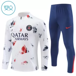 Paris Saint-Germain Kvart-Zip Trenings Collegegenser Barn 2024/2025 Hvit Paris Saint-Germain Kvart-Zip Trenings Collegegenser Barn 2024/2025 Hvit