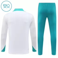 Portugal Kvart-Zip Trenings Collegegenser Barn 2024/2025 Hvit