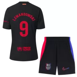 FC Barcelona Lewandowski 9 Bortedrakt Barn 2024/2025 - med Bukse FC Barcelona Lewandowski 9 Bortedrakt Barn 2024/2025 - med Bukse