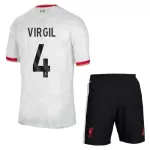 Liverpool Virgil 4 Tredjedrakt Barn 2024/2025 - med Bukse