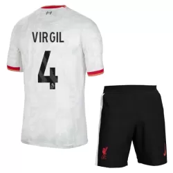 Liverpool Virgil 4 Tredjedrakt Barn 2024/2025 - med Bukse Liverpool Virgil 4 Tredjedrakt Barn 2024/2025 - med Bukse