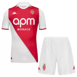 AS Monaco Hjemmedrakt Barn 2024/2025 - med Bukse AS Monaco Hjemmedrakt Barn 2024/2025 - med Bukse
