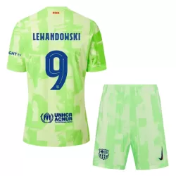 FC Barcelona Lewandowski 9 Tredjedrakt Barn 2024/2025 - med Bukse FC Barcelona Lewandowski 9 Tredjedrakt Barn 2024/2025 - med Bukse