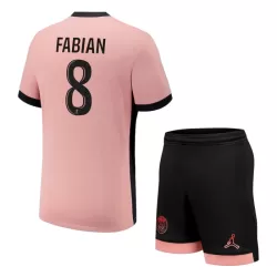 Paris Saint-Germain Fabian Ruiz 8 Tredjedrakt Barn 2024/2025 - med Bukse Paris Saint-Germain Fabian Ruiz 8 Tredjedrakt Barn 2024/2025 - med Bukse