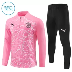 Manchester City Kvart-Zip Trenings Collegegenser Barn 2024/2025 Rosa Manchester City Kvart-Zip Trenings Collegegenser Barn 2024/2025 Rosa