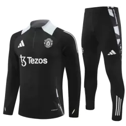 Manchester United Kvart-Zip Trenings Collegegenser Herre 2024/2025 Svart Manchester United Kvart-Zip Trenings Collegegenser Herre 2024/2025 Svart