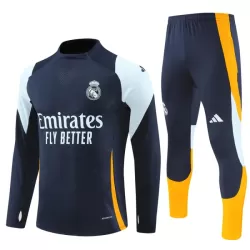 Real Madrid Kvart-Zip Trenings Collegegenser Herre 2024/2025 Navy Real Madrid Kvart-Zip Trenings Collegegenser Herre 2024/2025 Navy