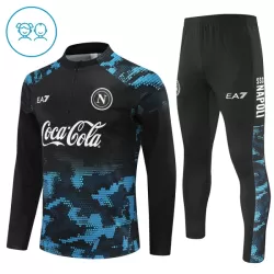 SSC Napoli Kvart-Zip Trenings Collegegenser Barn 2024/2025 Navy