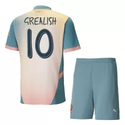 Manchester City Grealish 10 Fjerdedrakt Barn 2024/2025 - med Bukse Manchester City Grealish 10 Fjerdedrakt Barn 2024/2025 - med Bukse