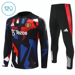 Manchester United Kvart-Zip Trenings Collegegenser Barn 2024/2025 Svart Manchester United Kvart-Zip Trenings Collegegenser Barn 2024/2025 Svart