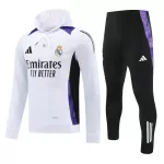Real Madrid Hoodie Trenings Collegegenser Herre 2024/2025 Hvit