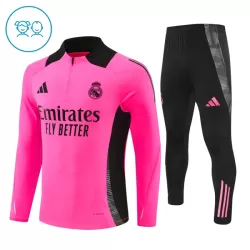 Real Madrid Kvart-Zip Trenings Collegegenser Barn 2024/2025 Real Madrid Kvart-Zip Trenings Collegegenser Barn 2024/2025