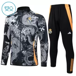 Real Madrid Treningsjakkedresser Barn 2024/2025 Dragon Svart Real Madrid Treningsjakkedresser Barn 2024/2025 Dragon Svart